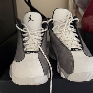 Jordan Kids Sneakers - White and Gray